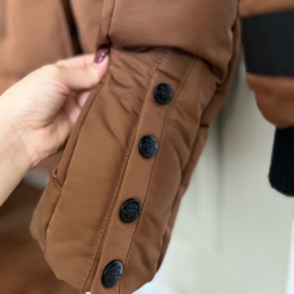 Arctic Expedition Down Parka With Side Snaps in the Color Dark Roast - Picture 6 of 16